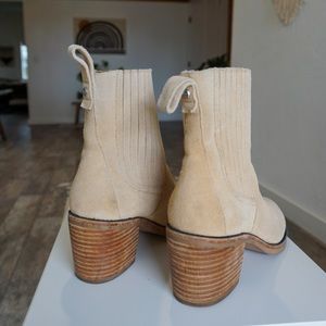 Genuine suede boots